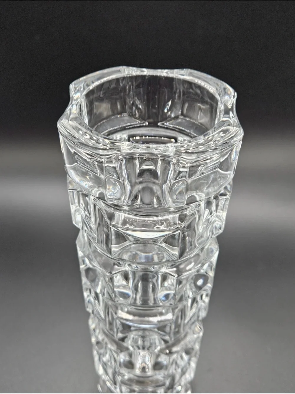 Vintage Cristal D'Arques Ancenis Heavy Lead Crystal 8.5